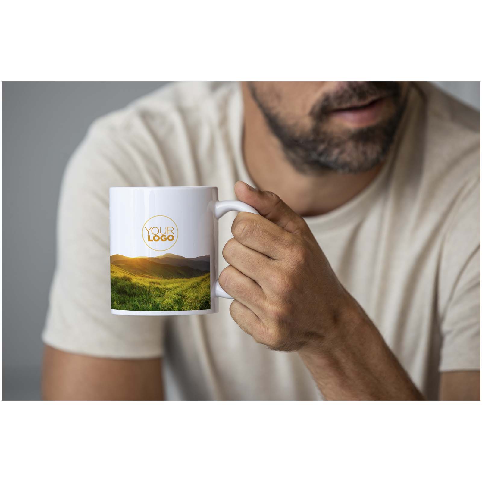 Pic 330 ml Sublimations Keramiktasse weiss