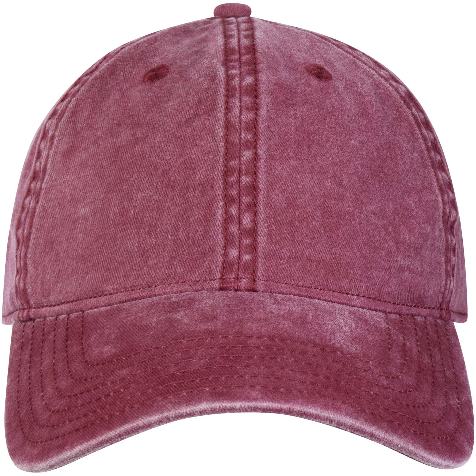 Grafton 270 g/m² Kappe mit 6 Segmenten washed bordeaux