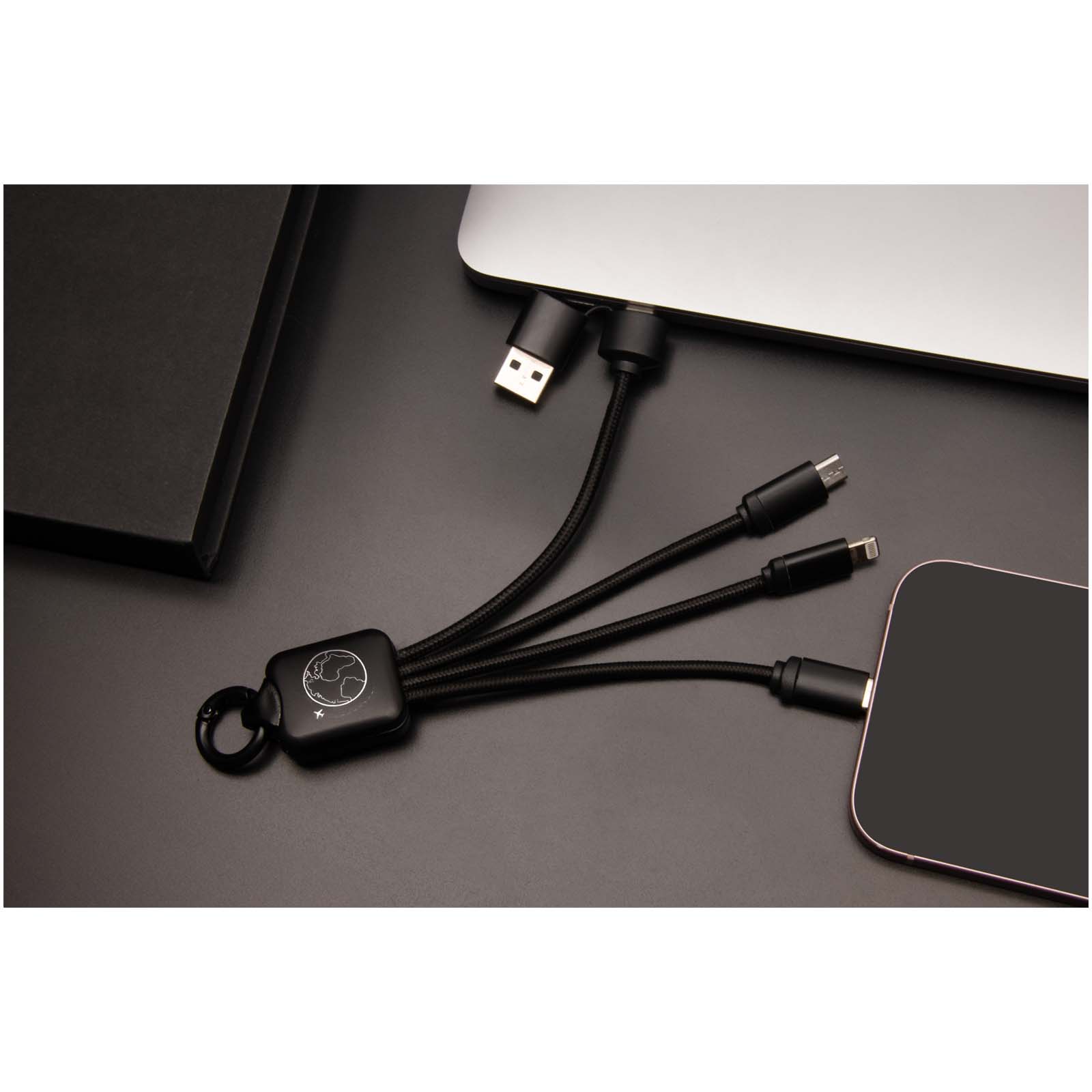 SCX.design C13 20W 5-in-1 Ladekabel schwarz
