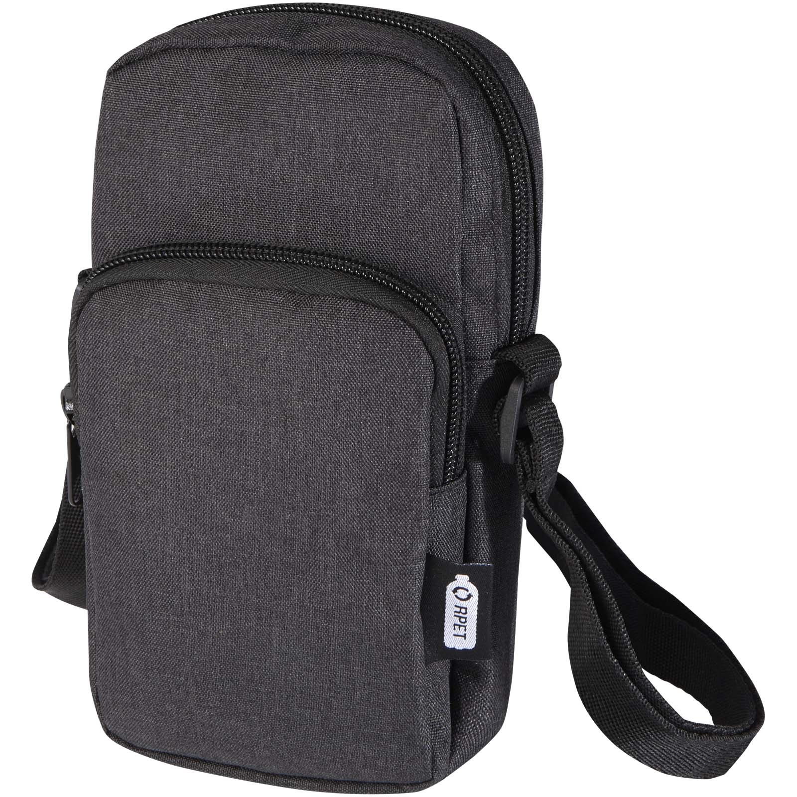 Ross Handytasche aus recyceltem GRS-Material heather charcoal