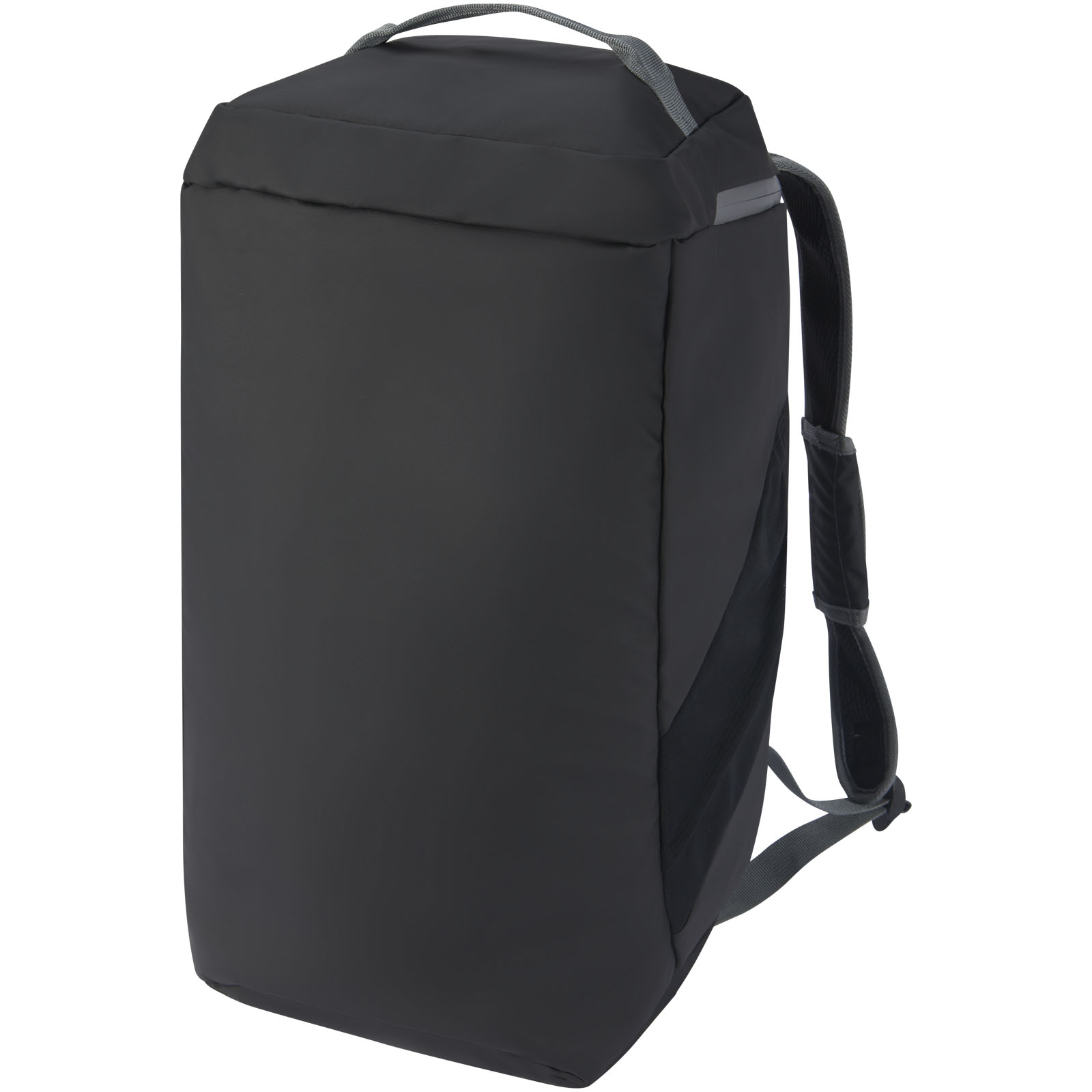 Aqua wasserabweisende Reisetasche aus GRS Recyclingmaterial 35 L schwarz