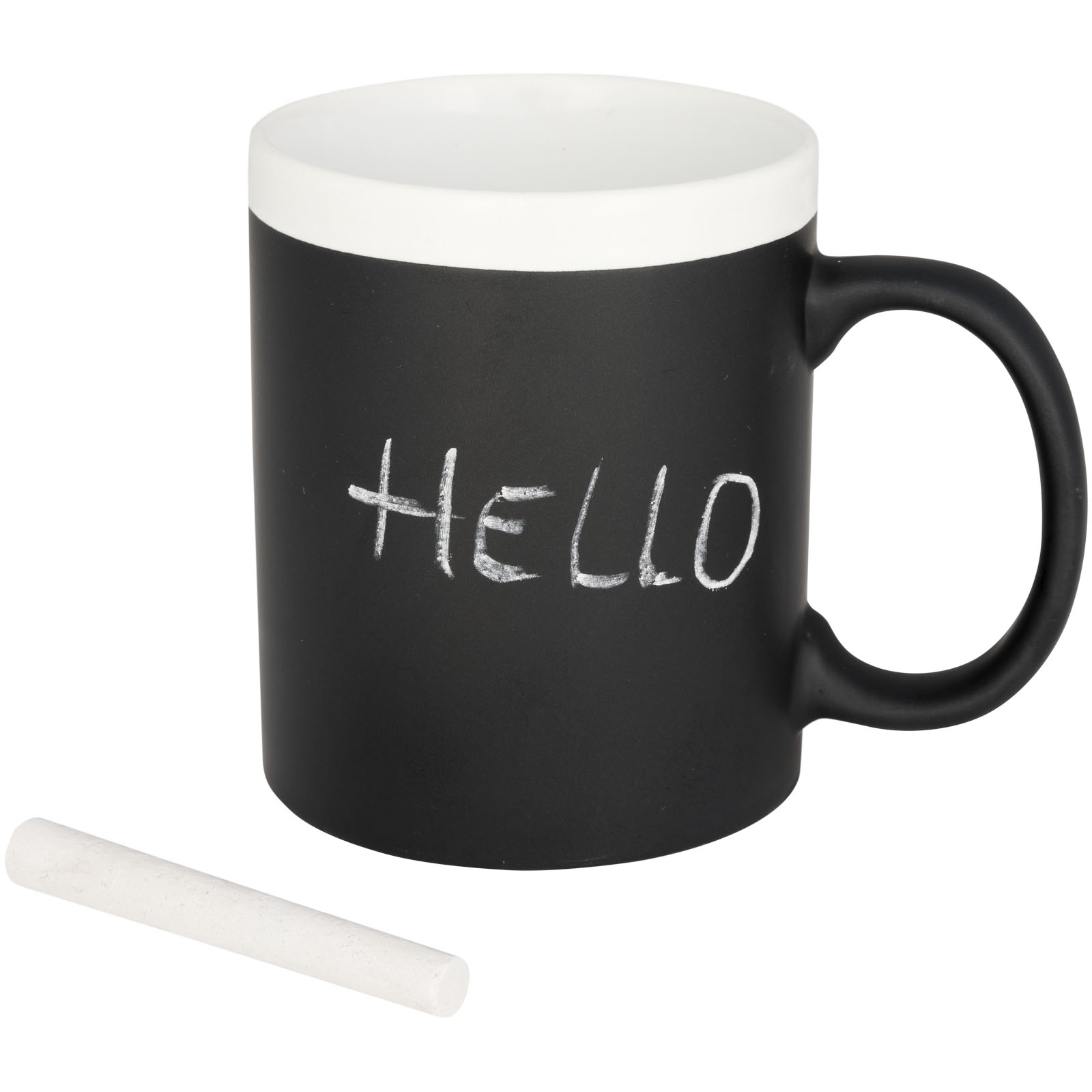 Chalk-write 330 ml Keramiktasse weiss