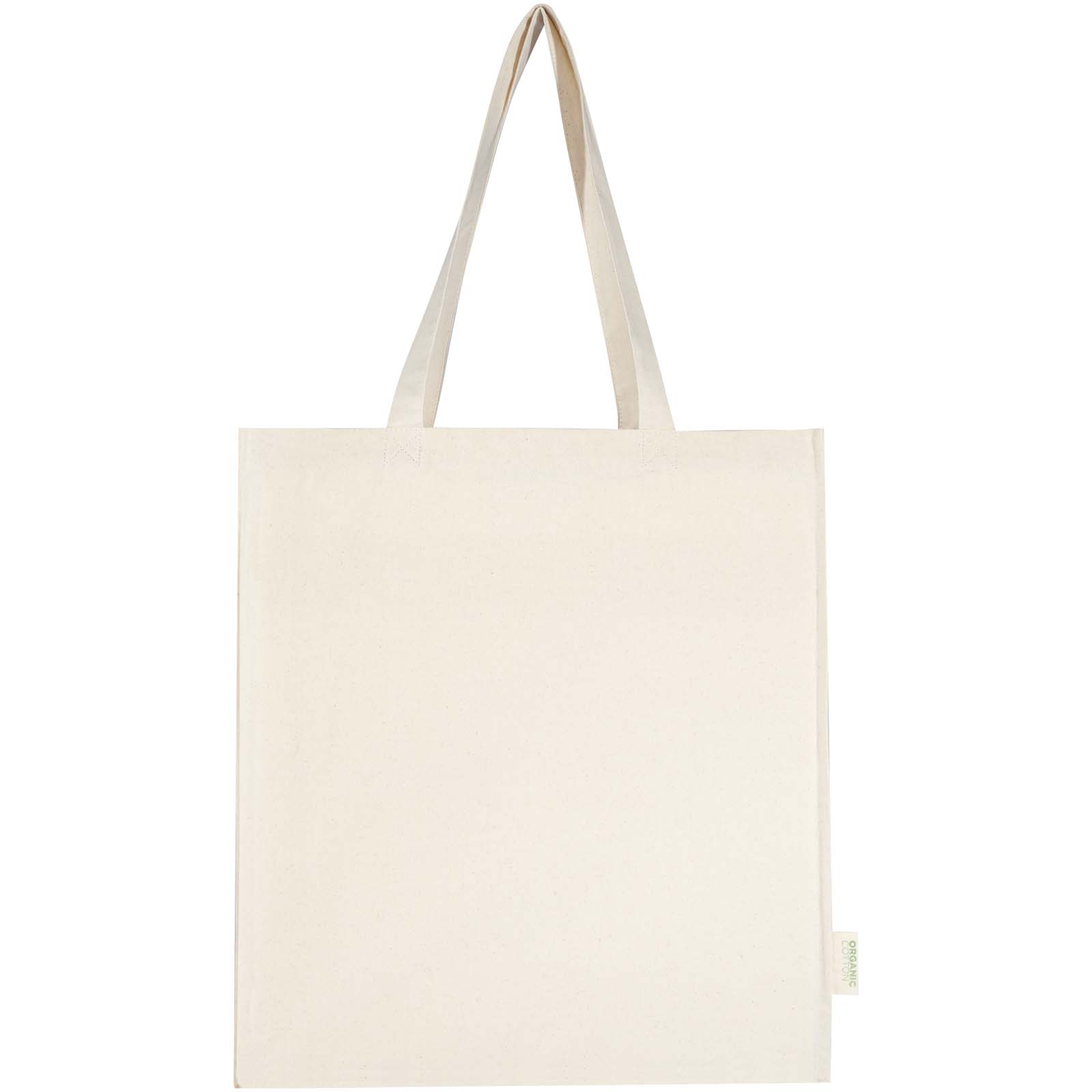 Odisha 180 g/m² OCS Bio Tragetasche mit Seitenfalten 14L natur