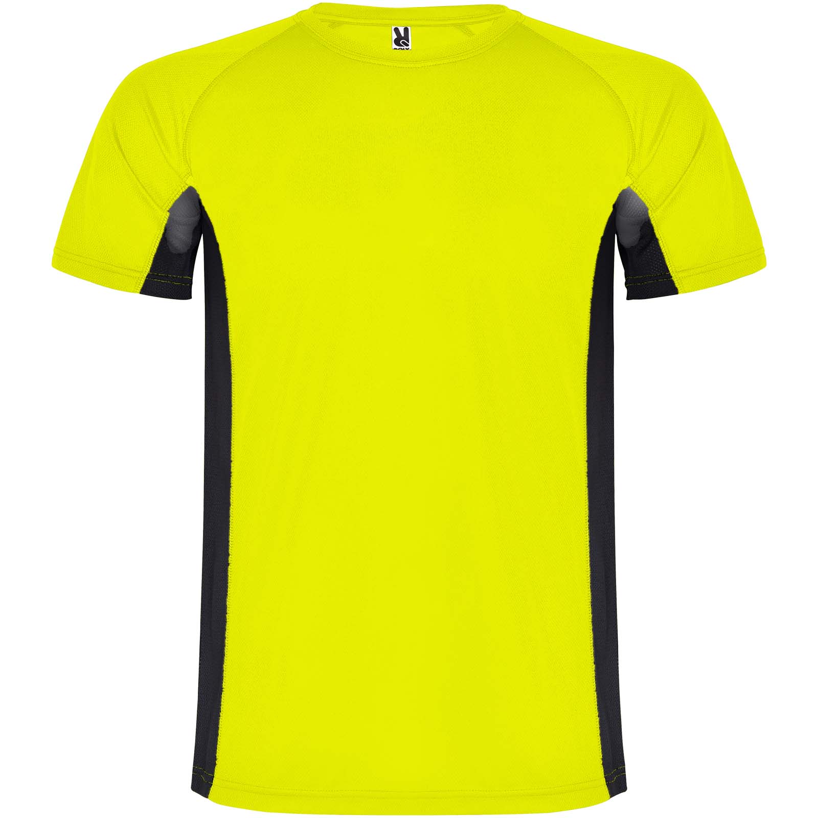 Shanghai 140 g/m² Sport T-Shirt für Herren fluorgelb, schwarz