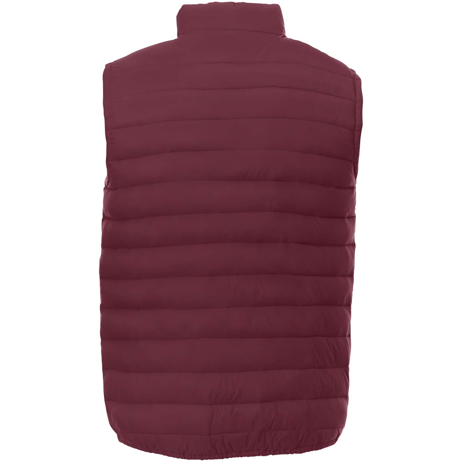 Pallas recycelter wattierter Bodywarmer für Herren Tiefes Burgunderrot