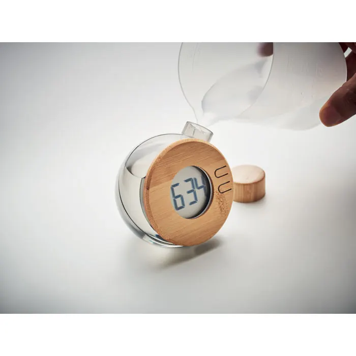 Wasserbetriebene LCD-Uhr