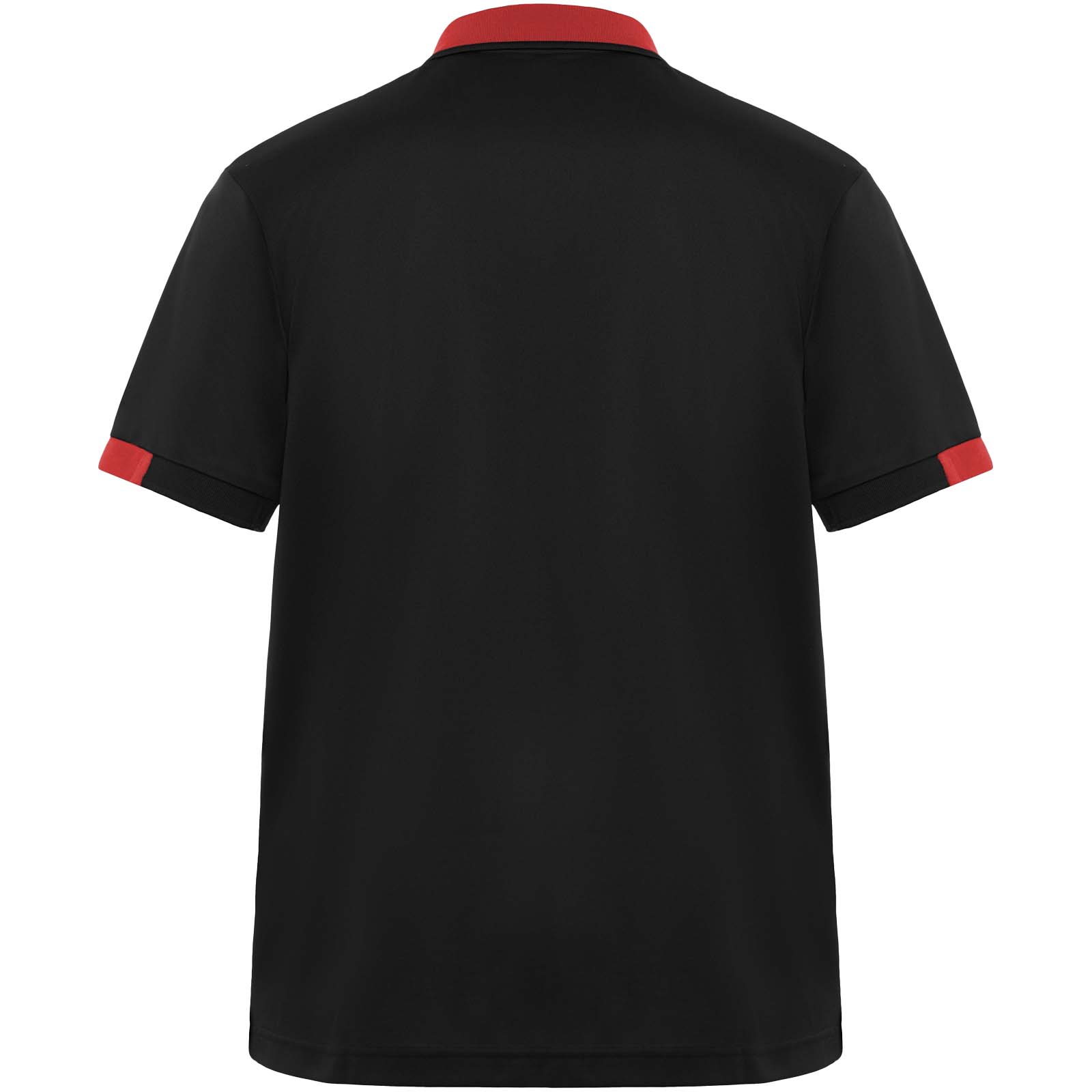 Samurai Kurzärmeliges Poloshirt mit antibakterieller Wirkung, 160 g/m2, unisex schwarz, rot