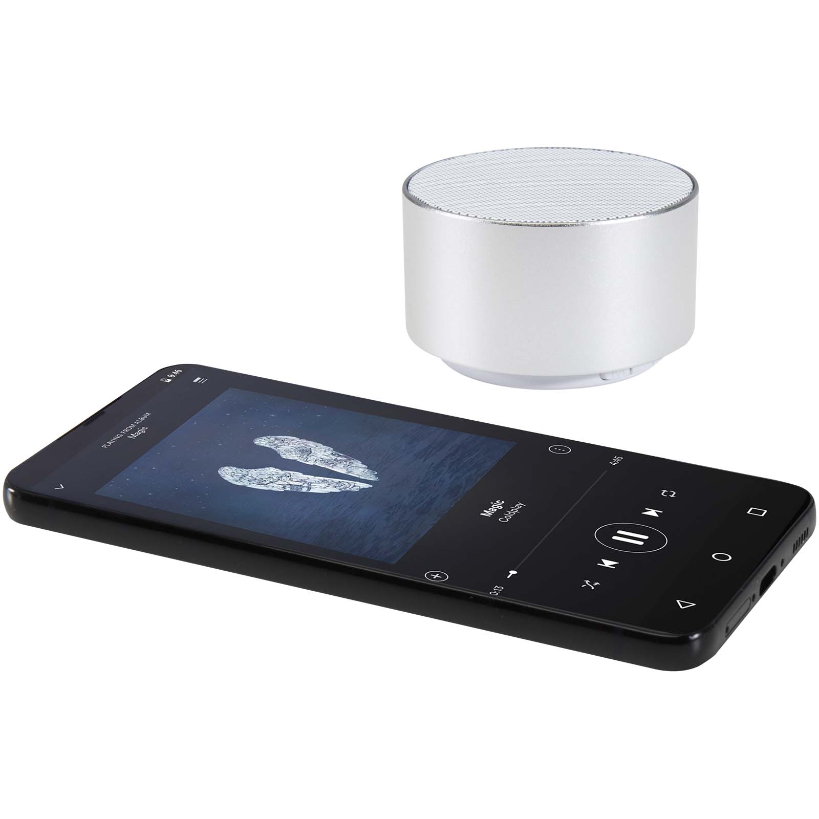 Ankaa 3 W Bluetooth® Lautsprecher aus recyceltem Aluminium silber