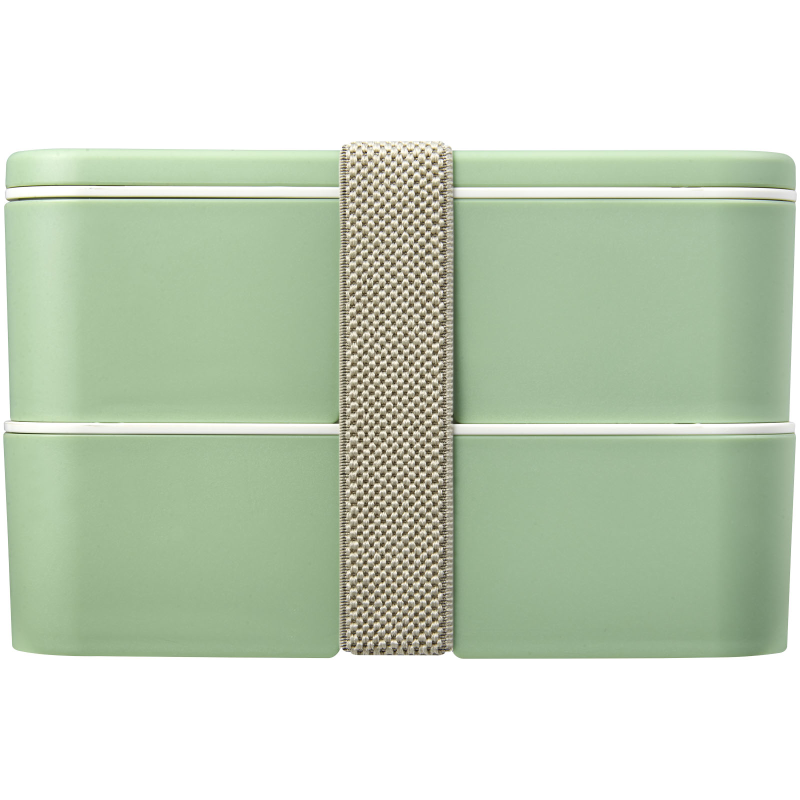MIYO Renew 700+700 ml Doppel-Lunchbox seaglass green, seaglass green, kieselgrau
