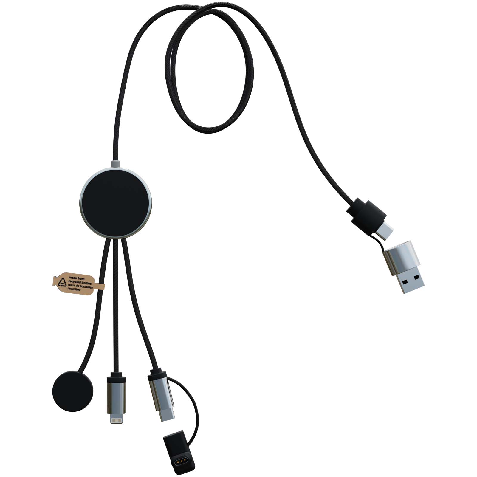 SCX.design C34 7 in 1 Ladekabel für Smartwatches schwarz