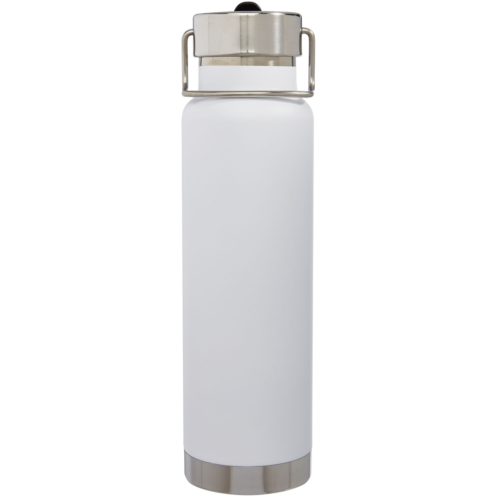 Thor 750 ml Kupfer-Vakuum Sportflasche mit Trinkhalm weiss