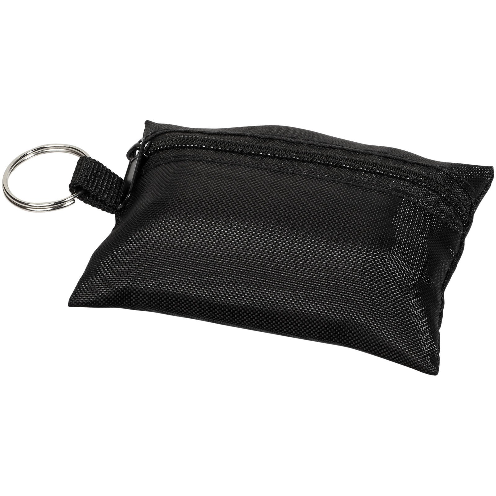 Valdemar 16-teilige Erste-Hilfe-Tasche mit Schlüsselanhänger schwarz