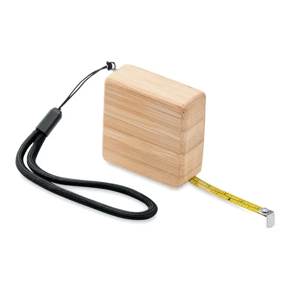 Maßband Bambus 1m