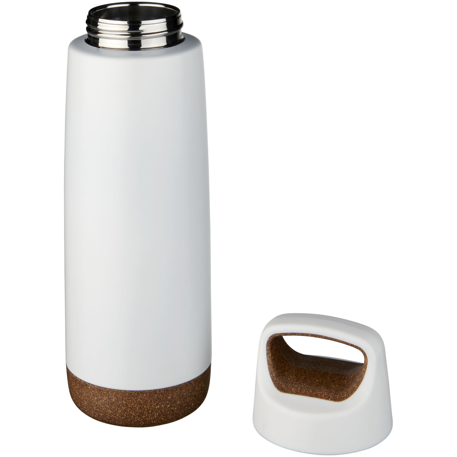 Valhalla 600 ml Kupfer-Vakuum Isolierflasche weiss