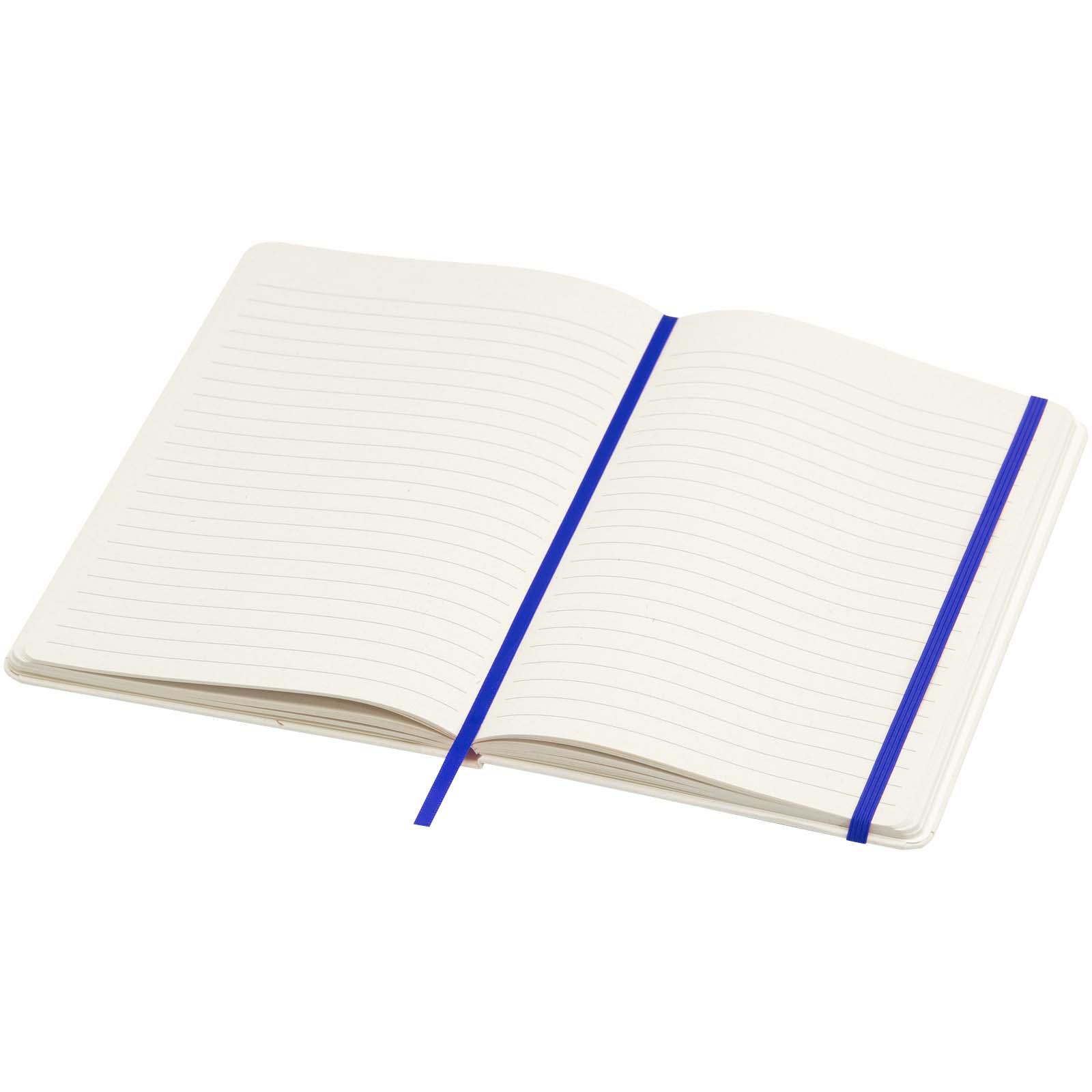 Bass A5 recyceltes Notizbuch, liniert royalblau