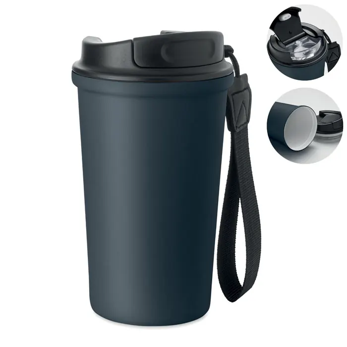 Becher recy. Edelstahl 400ml
