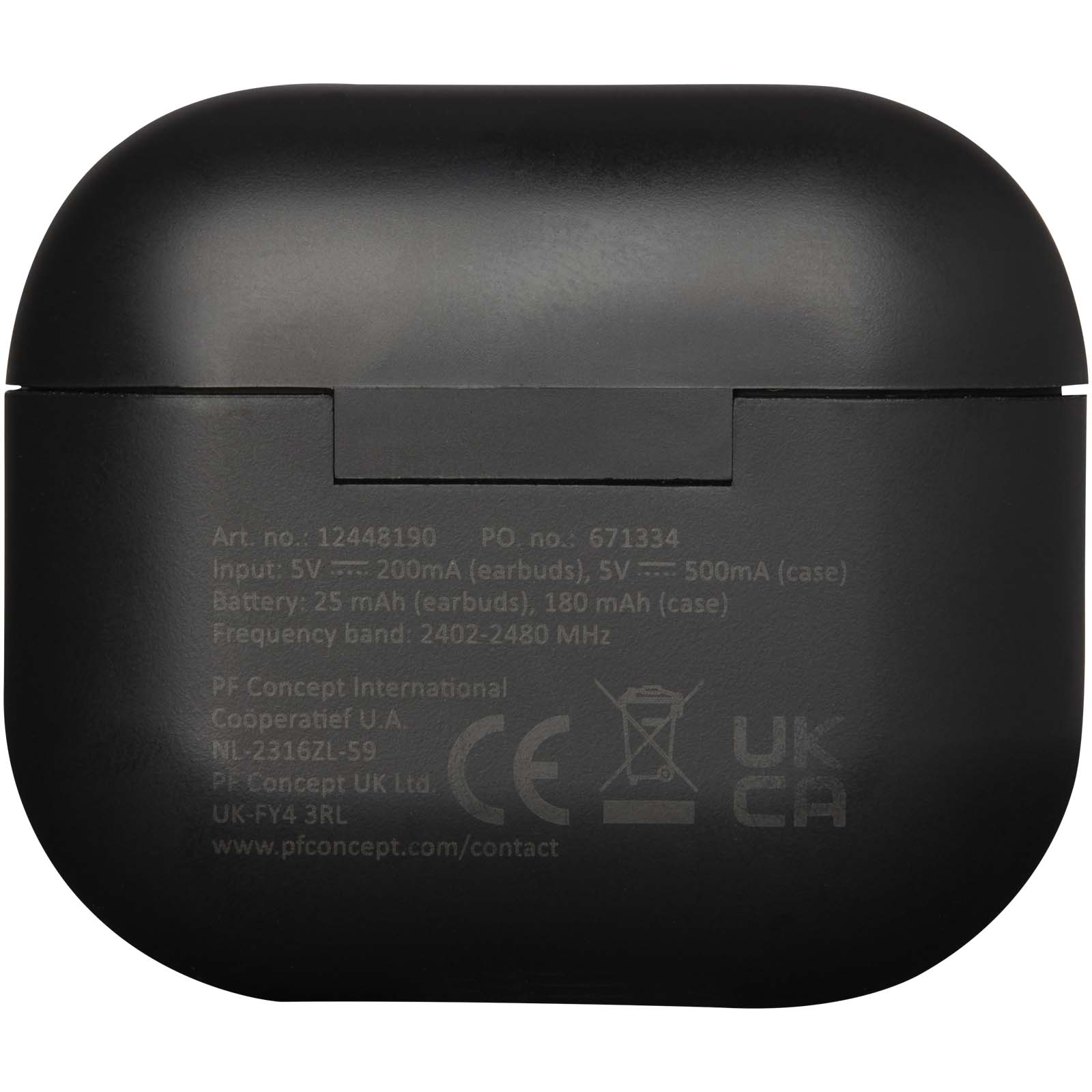 Altais True Wireless Bluetooth® Headset aus recyceltem Kunststoff schwarz