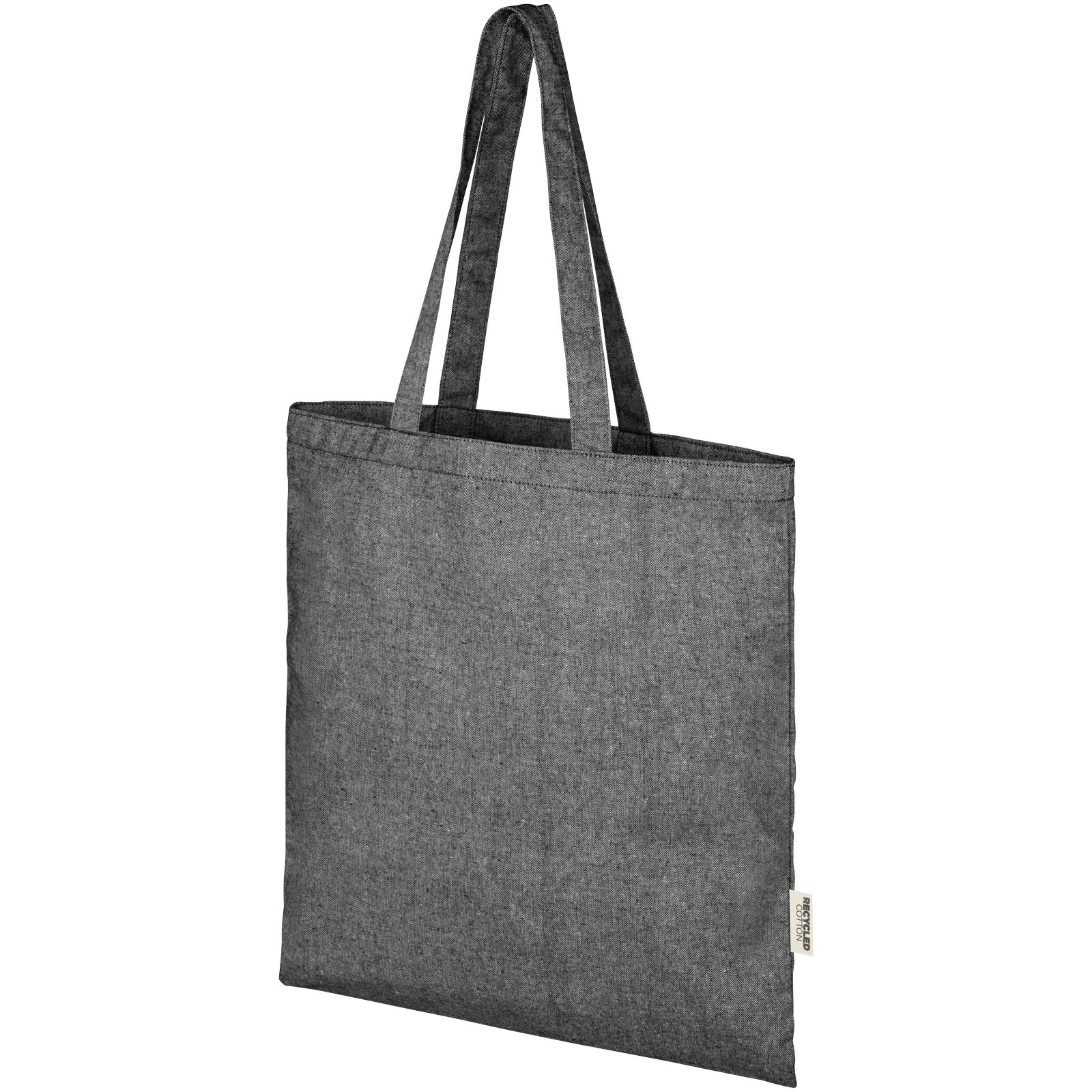 Pheebs 150 g/m² Aware™ recycelte Tragetasche heather schwarz