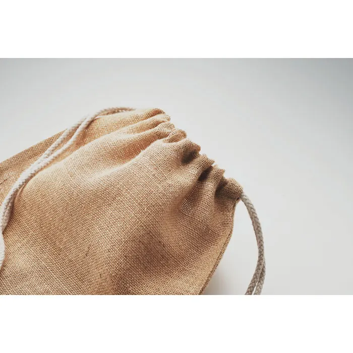 Jute Beutel mit Kordelzug