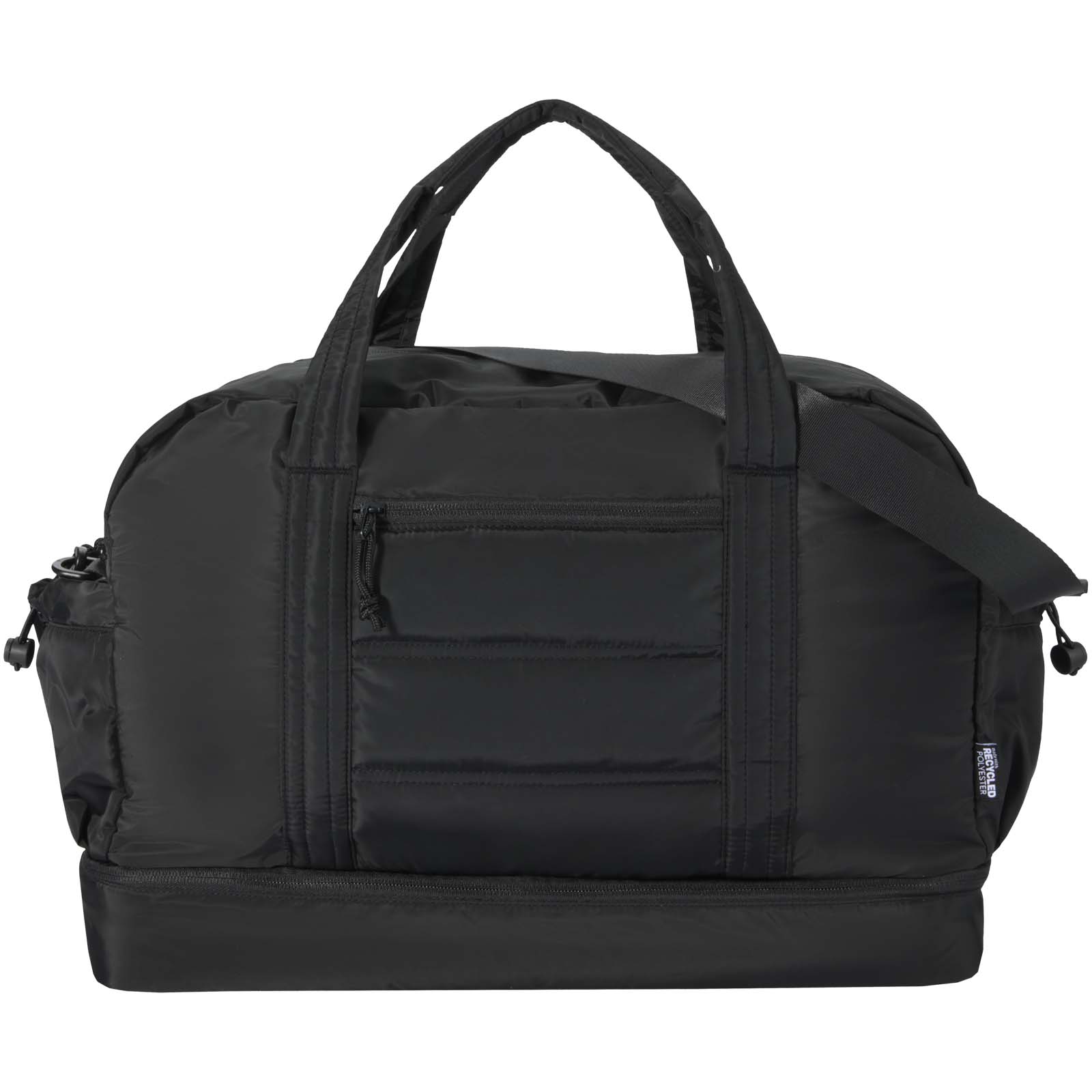 Puffer GRS recycelte Reisetasche mit isoliertem Boden 30L schwarz