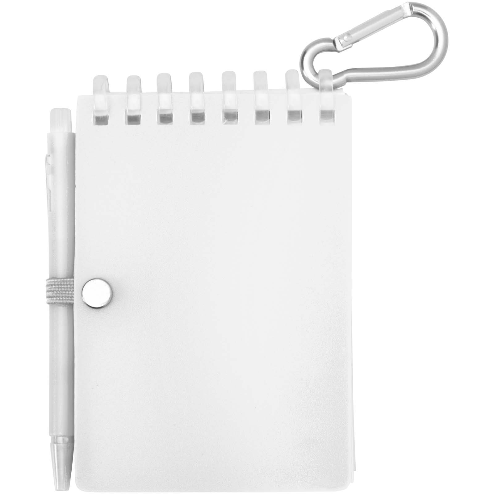 Lig Mini Recyceltes Outdoor-Softcover Notizbuch und Kugelschreiber Set (schwarze Mine) transparent