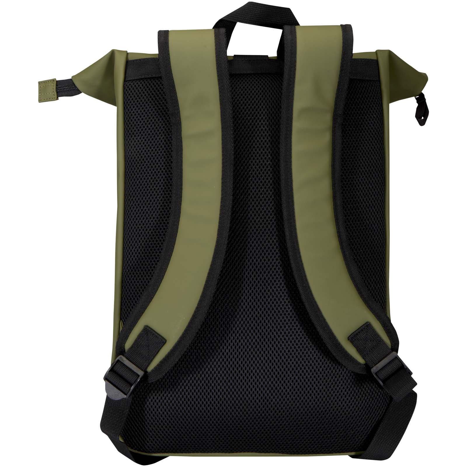 Resi Plus 15" GRS-recycelter Rolltop Rucksack 18 L waldgrün