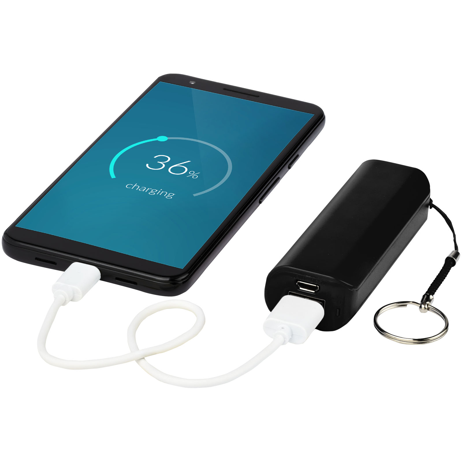 Span 1200 mAh Powerbank schwarz