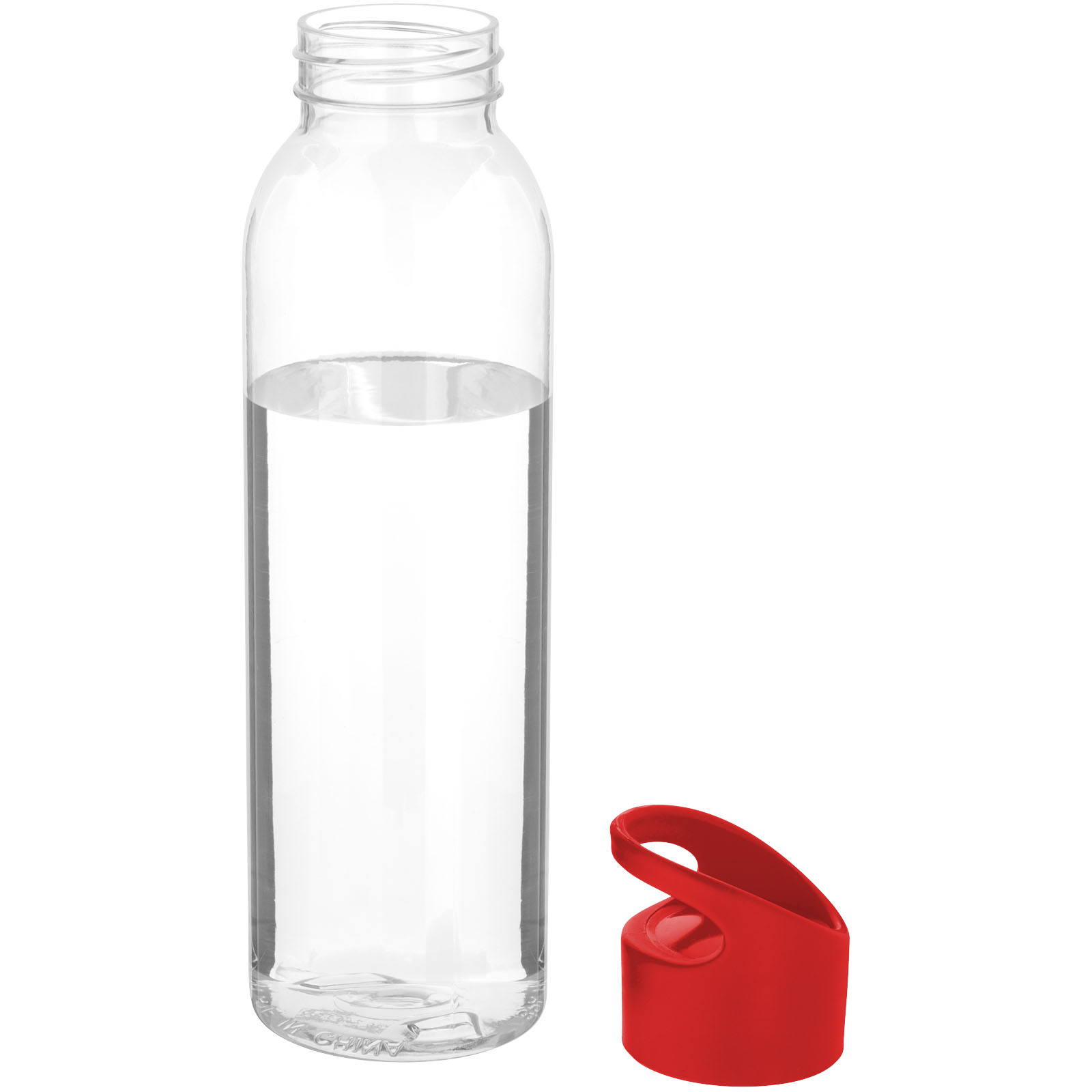 Sky 650 ml Tritan™ Colour-Pop Sportflasche rot, transparent