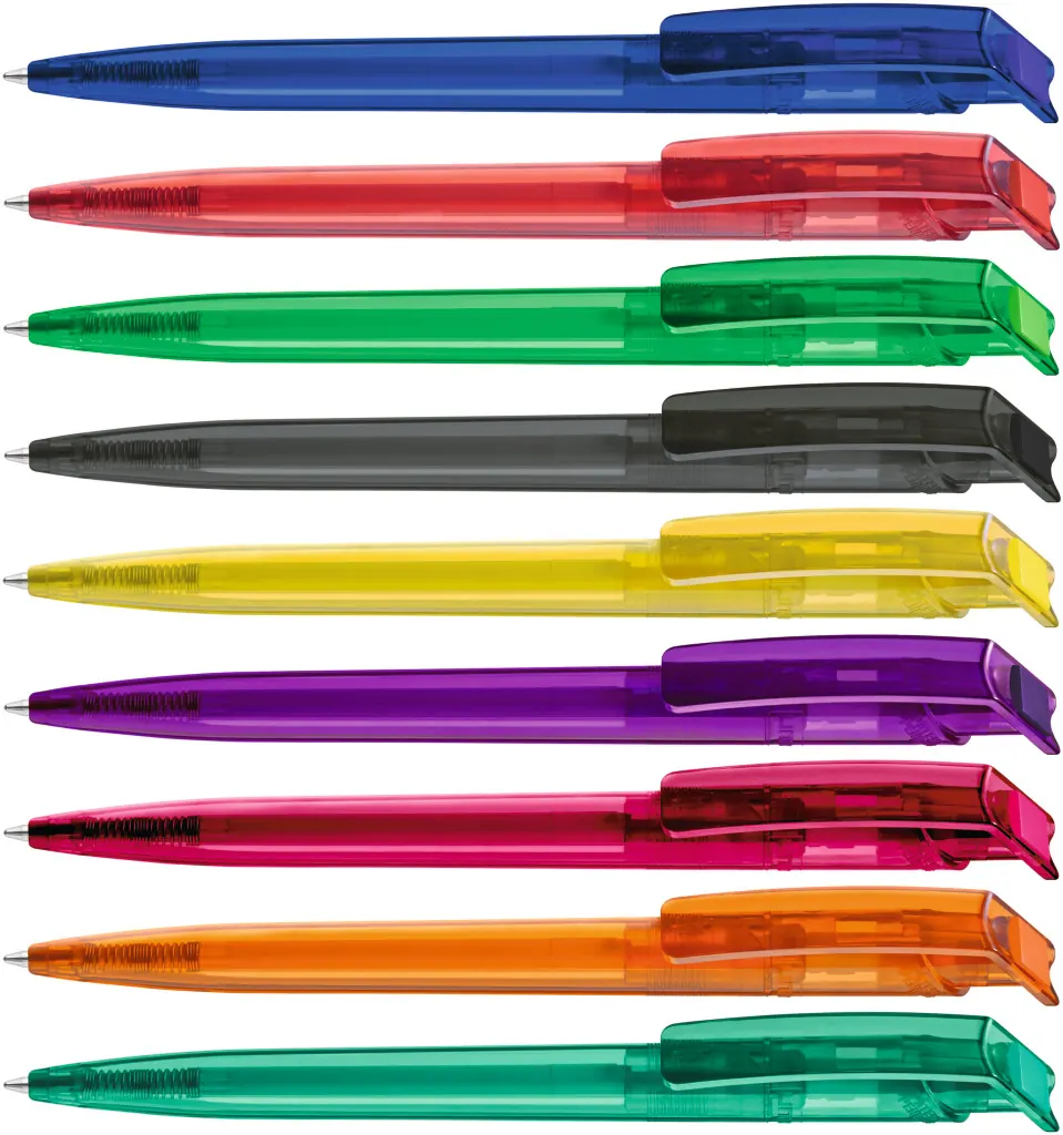RECYCLED PET PEN transparent Druckkugelschreiber