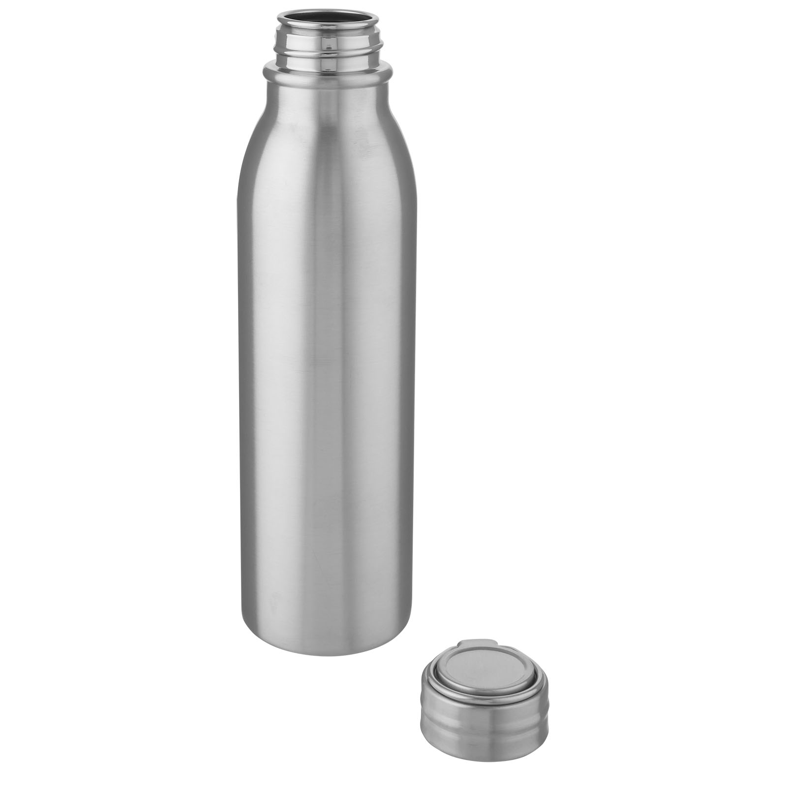 Harper 700 ml Sportflasche aus Edelstahl mit Metallschlaufe silber