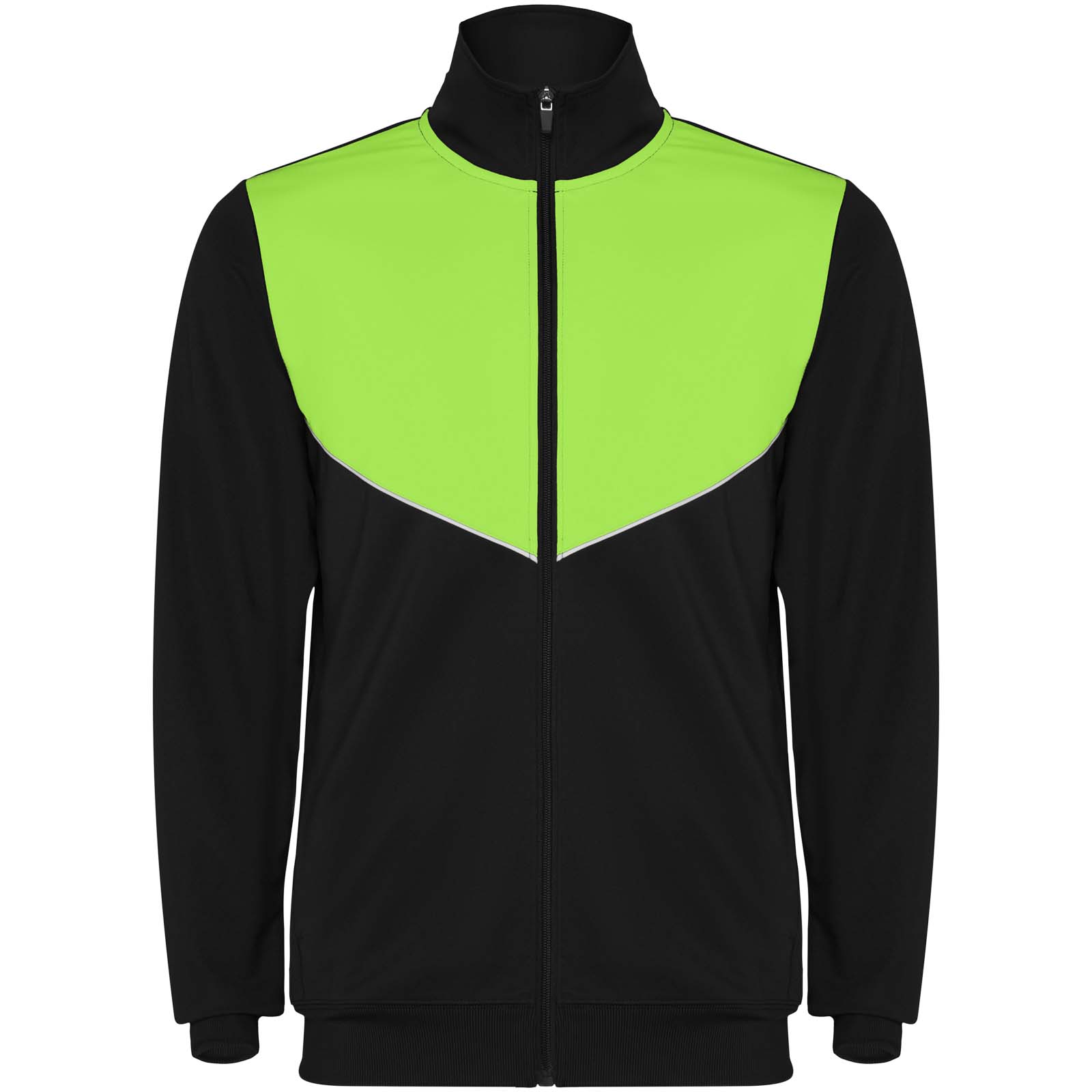 Evans 225 g/m² Trainingsanzug für Kinder schwarz, limone