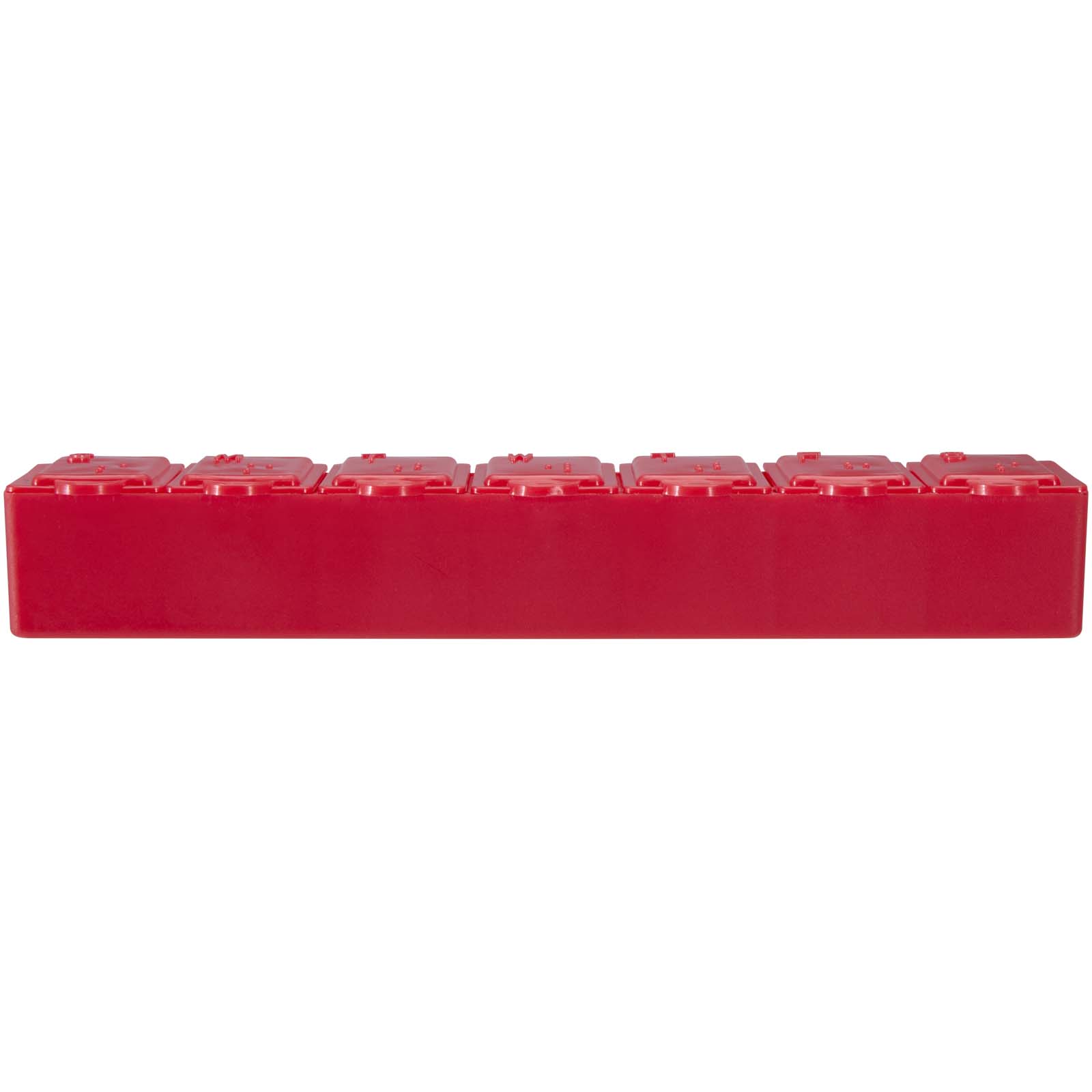Dose 7 Tage Tabletten Box rot
