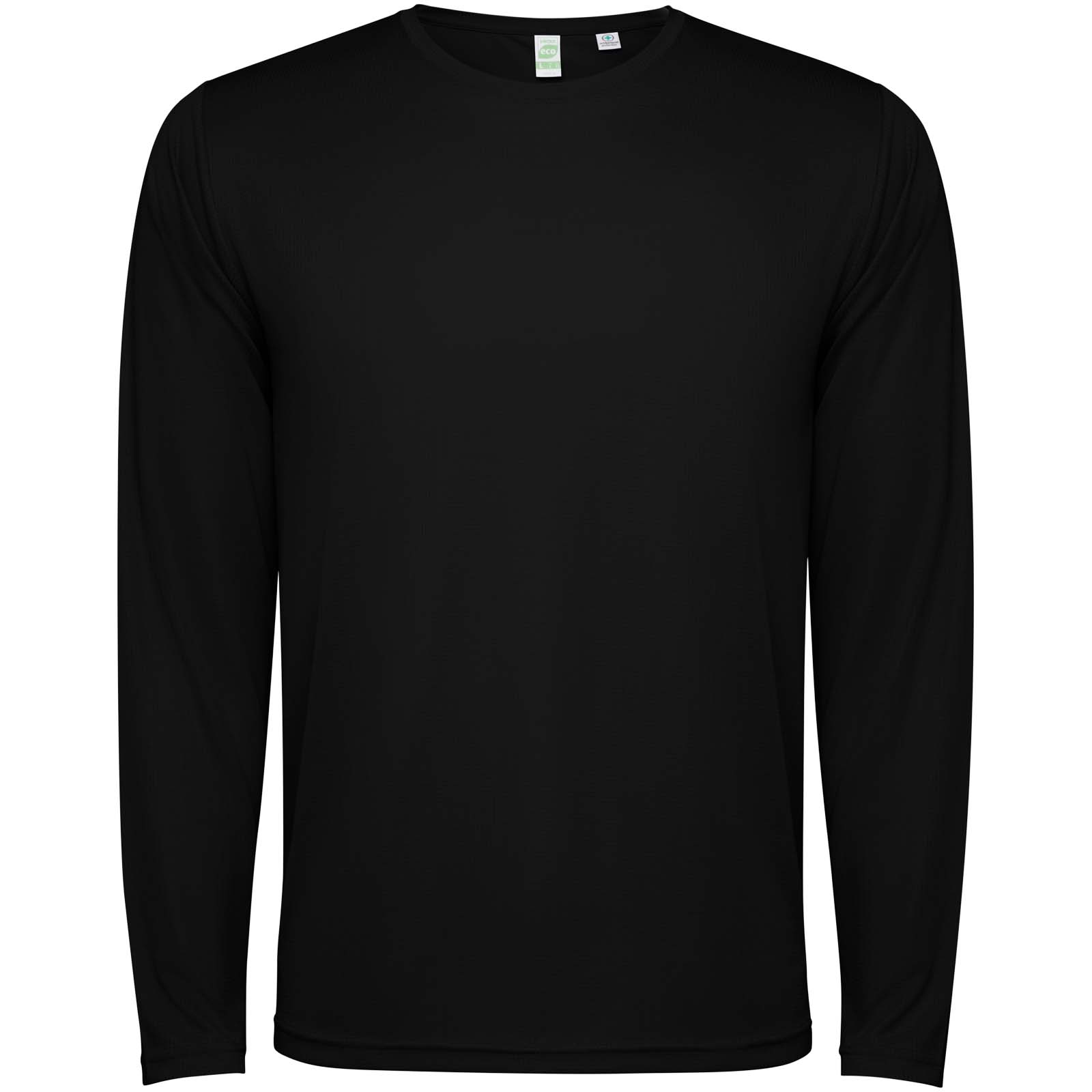 Estoril 125 g/m² Langarm-Shirt für Kinder schwarz