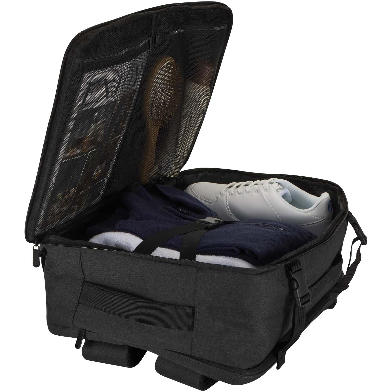 Libra 17" GRS recycelter Kabinenrucksack 25L heather charcoal