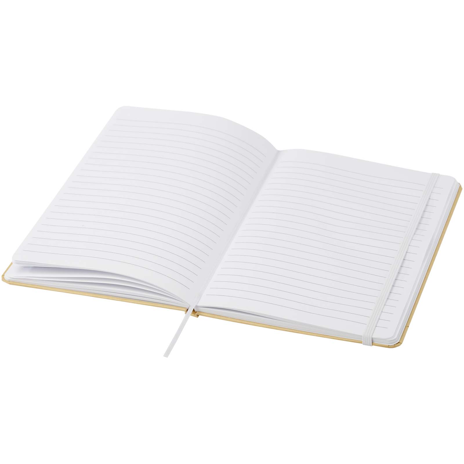 Nelida A5 Hardcover Notizbuch aus recyceltem Karton weiss