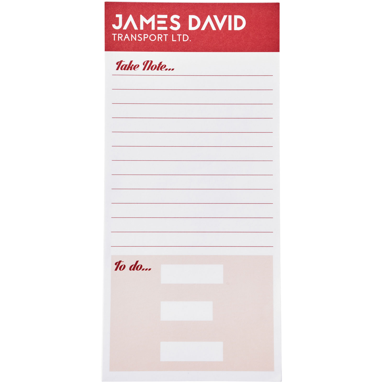 Desk-Mate® 1/3 A4 Notizblock weiss