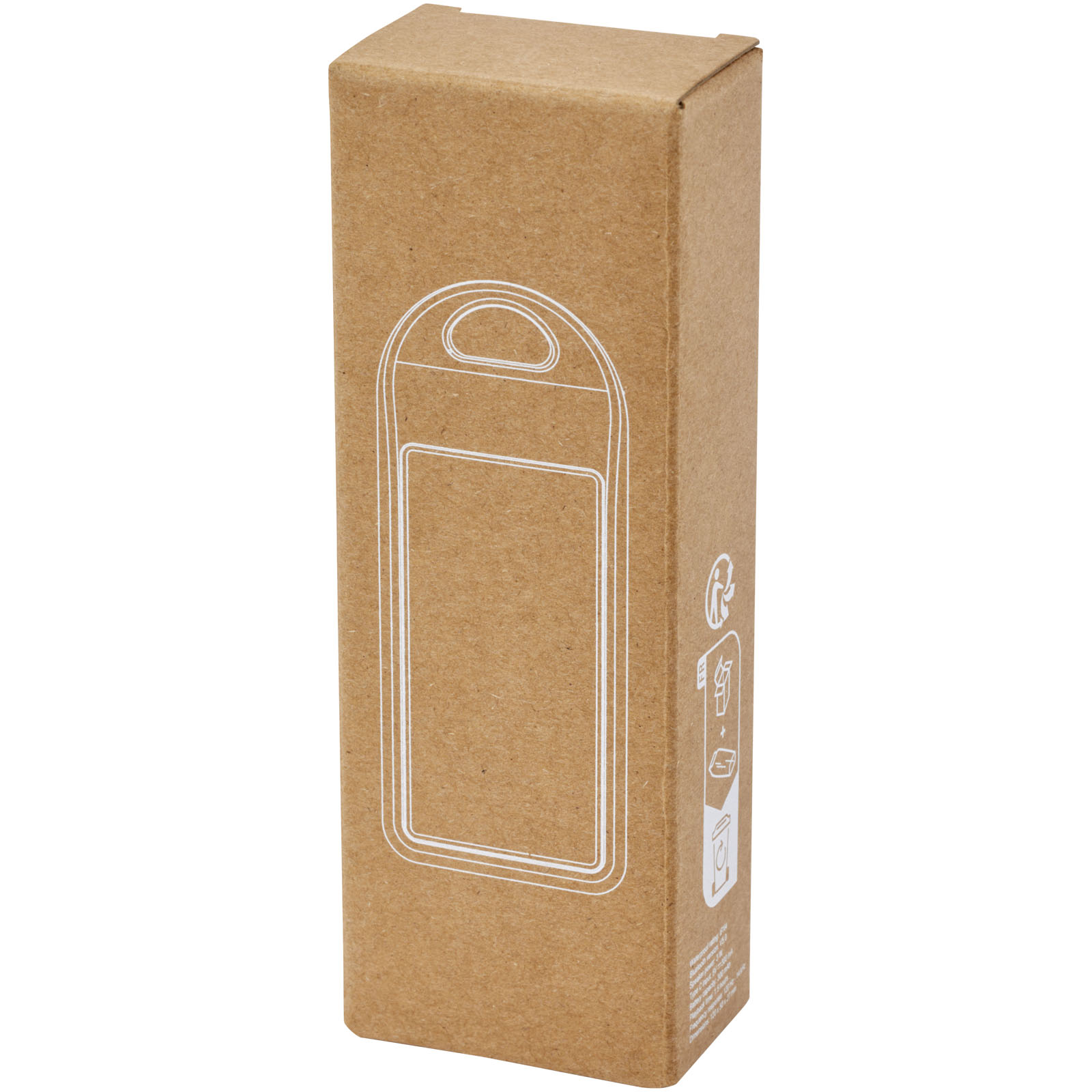 Omni 3 W IPX4 Bluetooth®-Lautsprecher aus recyceltem RCS Kunststoff schwarz