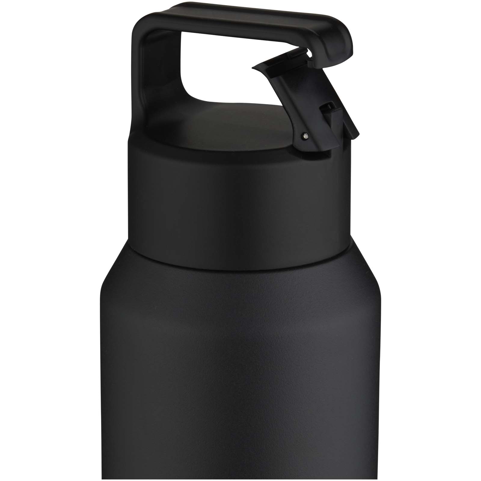 Astra 600 ml RCS-zertifizierte Kupfer-Vakuum Isolierflasche aus recyceltem Edelstahl (Kohlensäure geeignet) schwarz