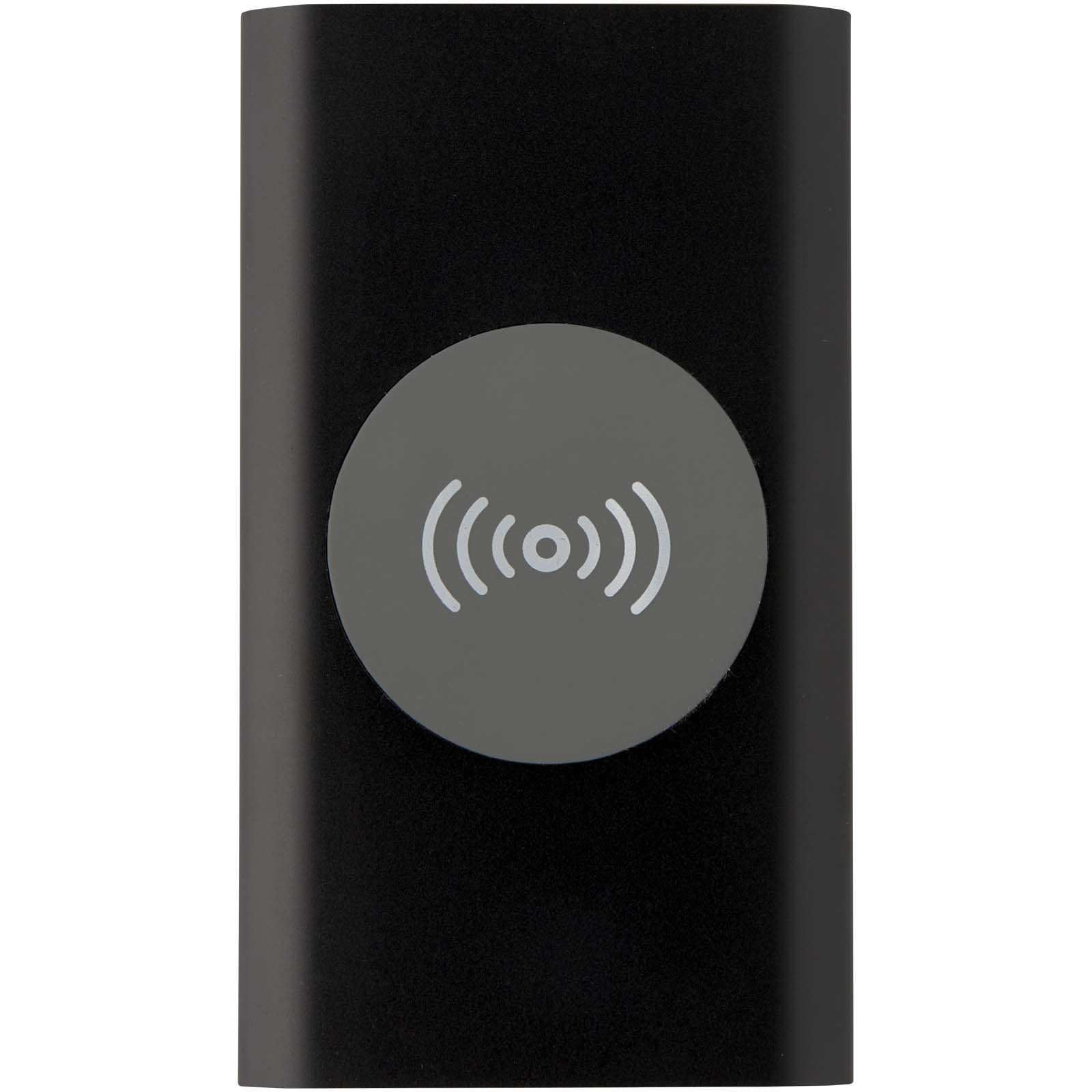 Juice 4000 mAh Typ-C kabellose Powerbank aus recyceltem Aluminium schwarz