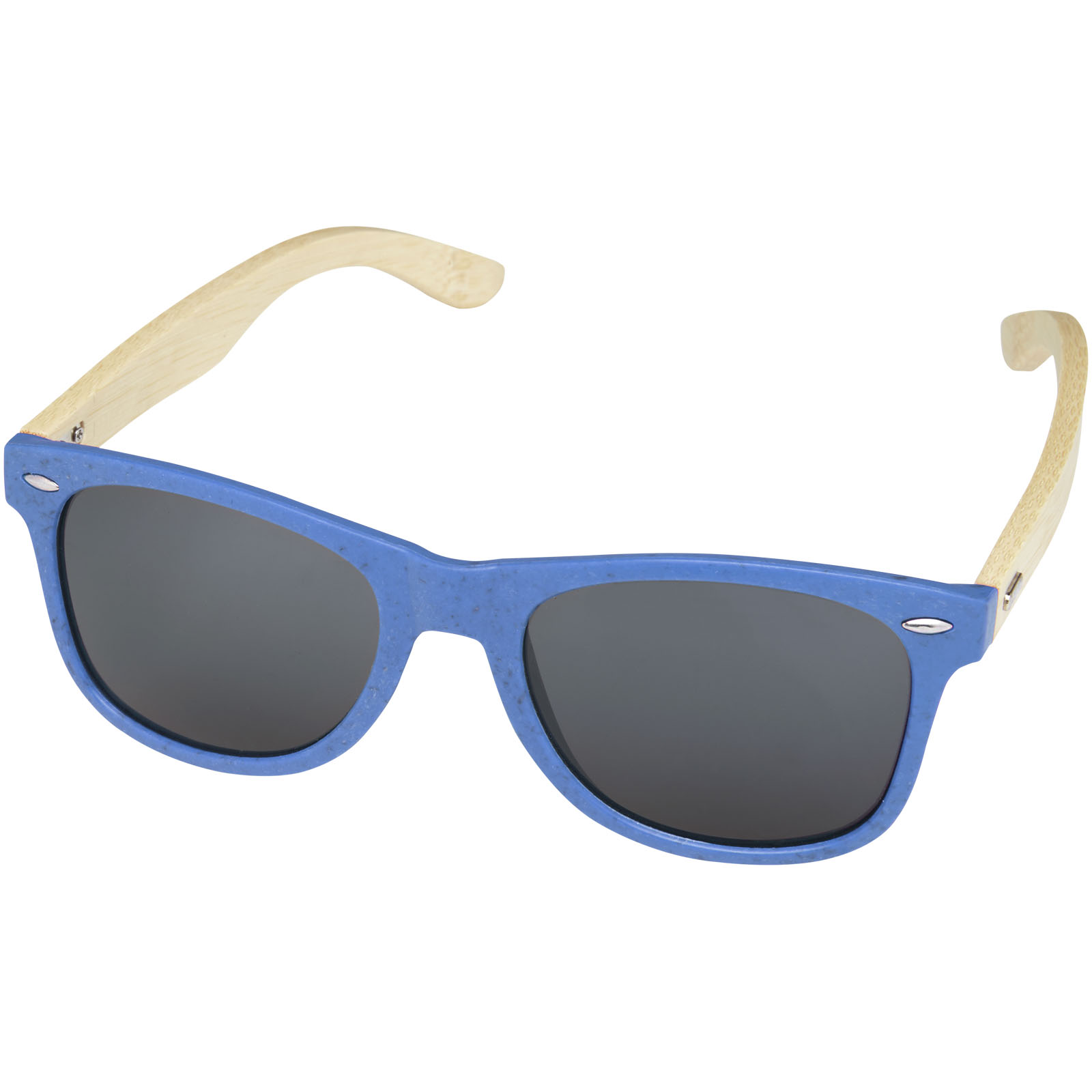 Sun Ray Bambus Sonnenbrille processblau