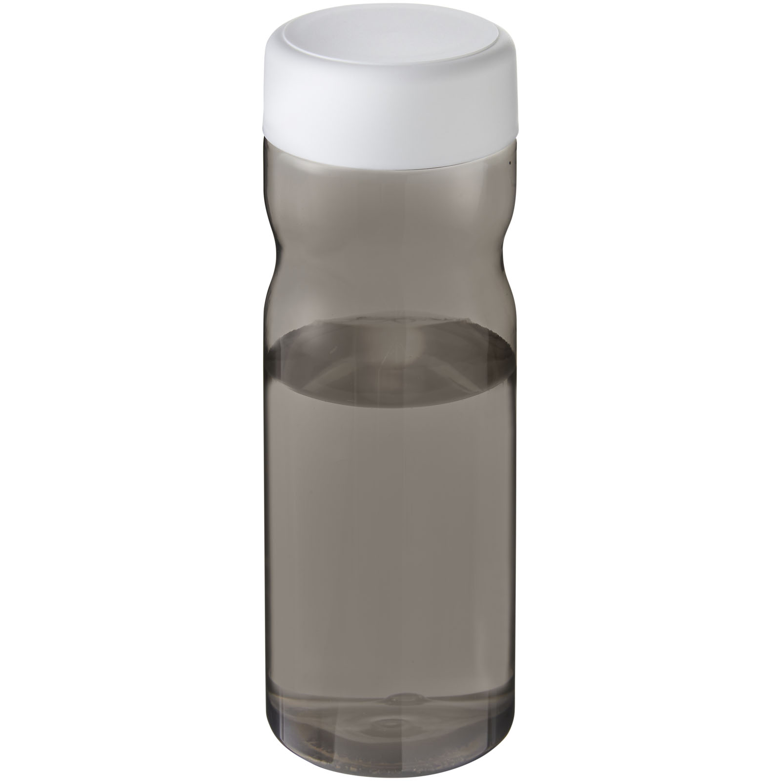 H2O Active® Base Tritan™ 650-ml-Sportflasche mit Drehdeckel kohle, weiss