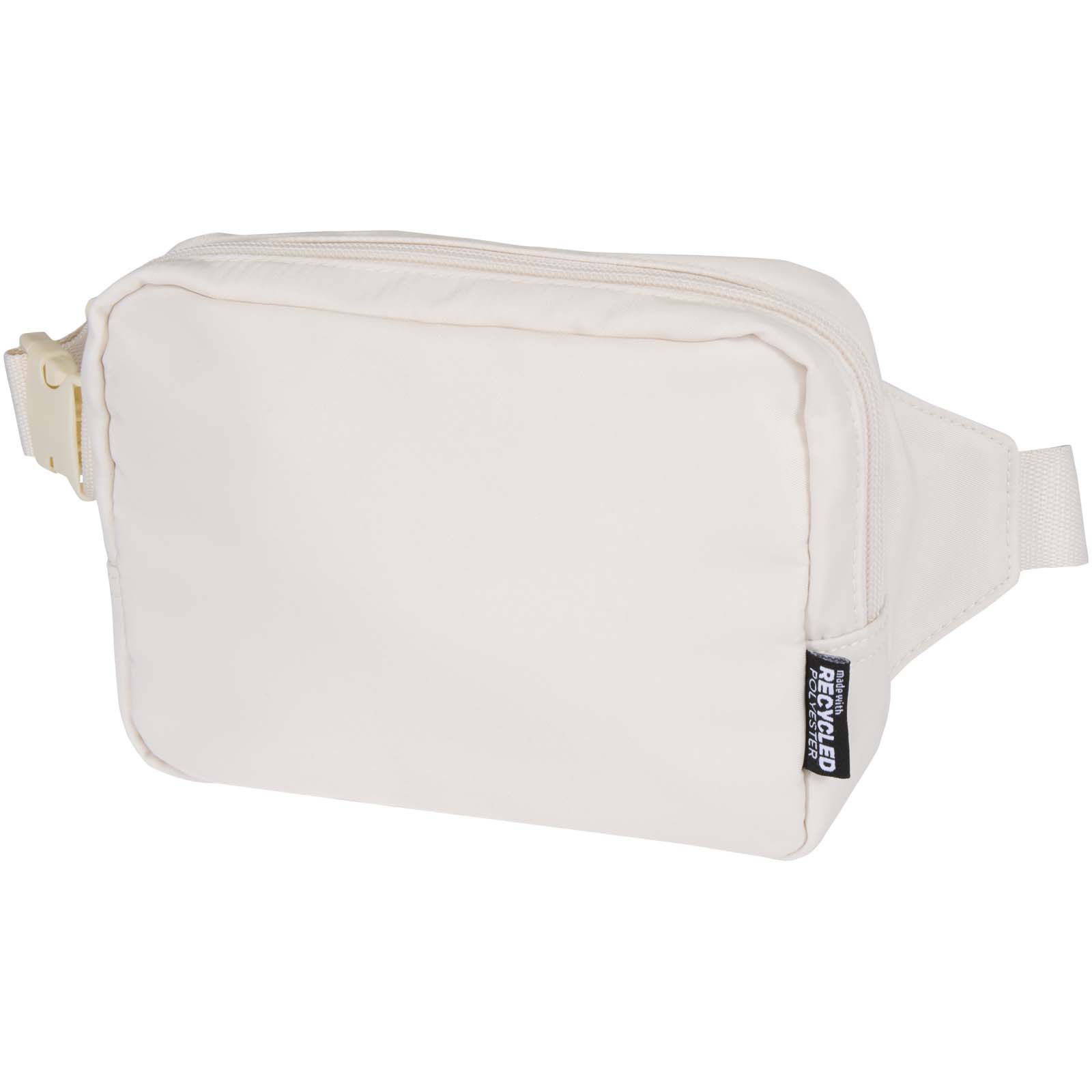 Trip Aware™ Recycelte Reisetasche mit Schultergurt 1 L offwhite
