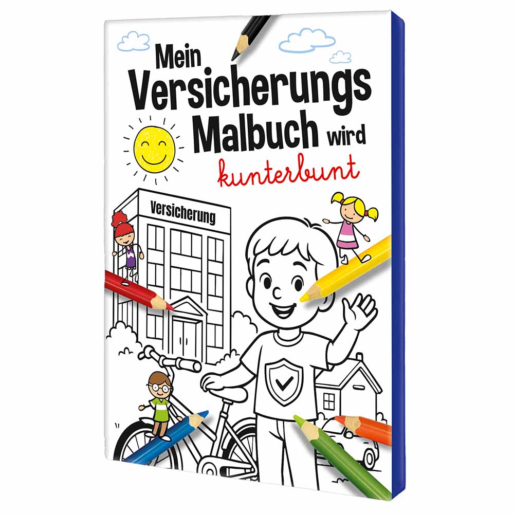 Malbuch / Mal-Set A6 - Versicherung