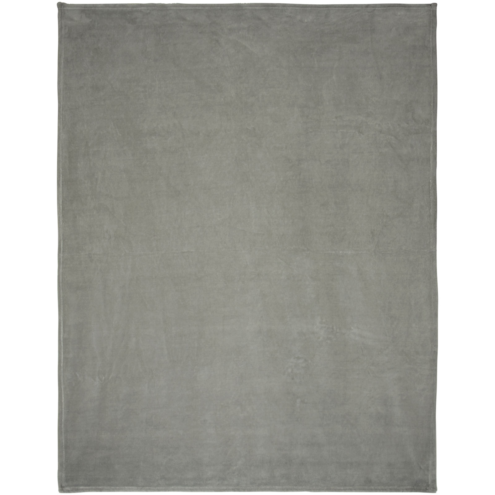 Bay Plaid-Decke aus extraweichem Coral-Fleece grau