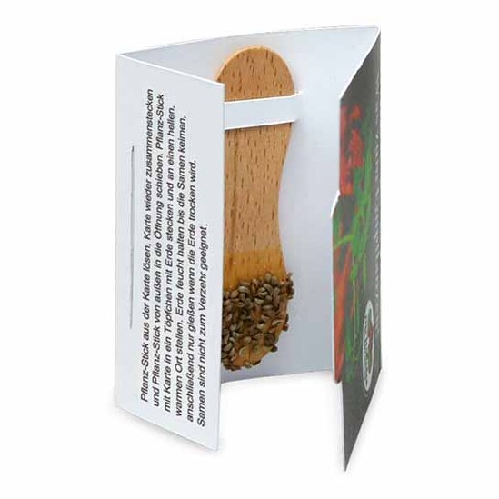 Bienenhelfer-Stick mit Samen