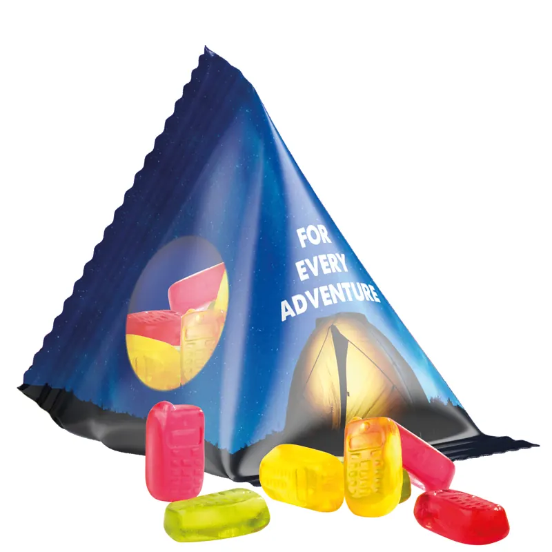 Fruchtgummi Tetraeder
