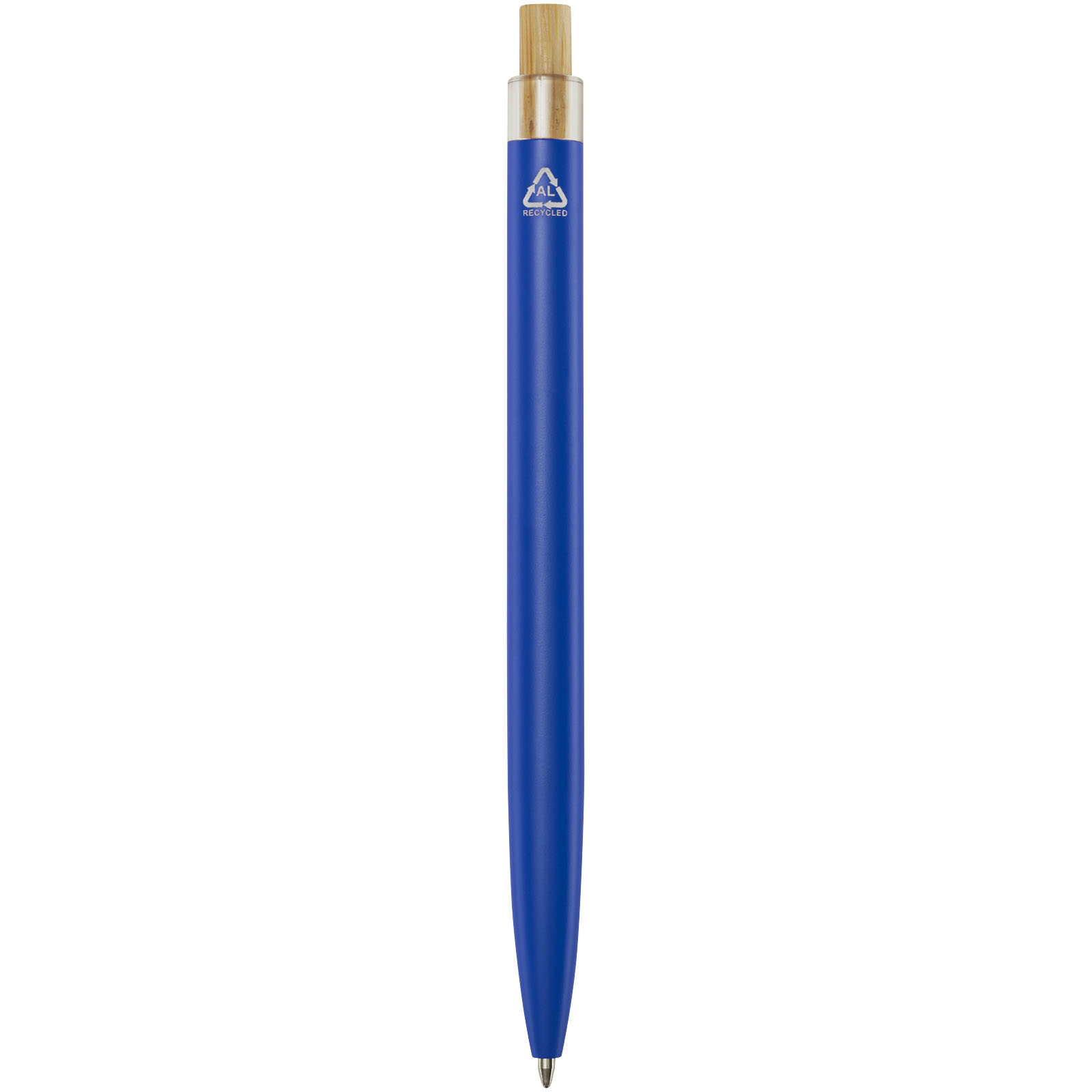 Nooshin Kugelschreiber aus recyceltem Aluminium (blaue Mine) blau