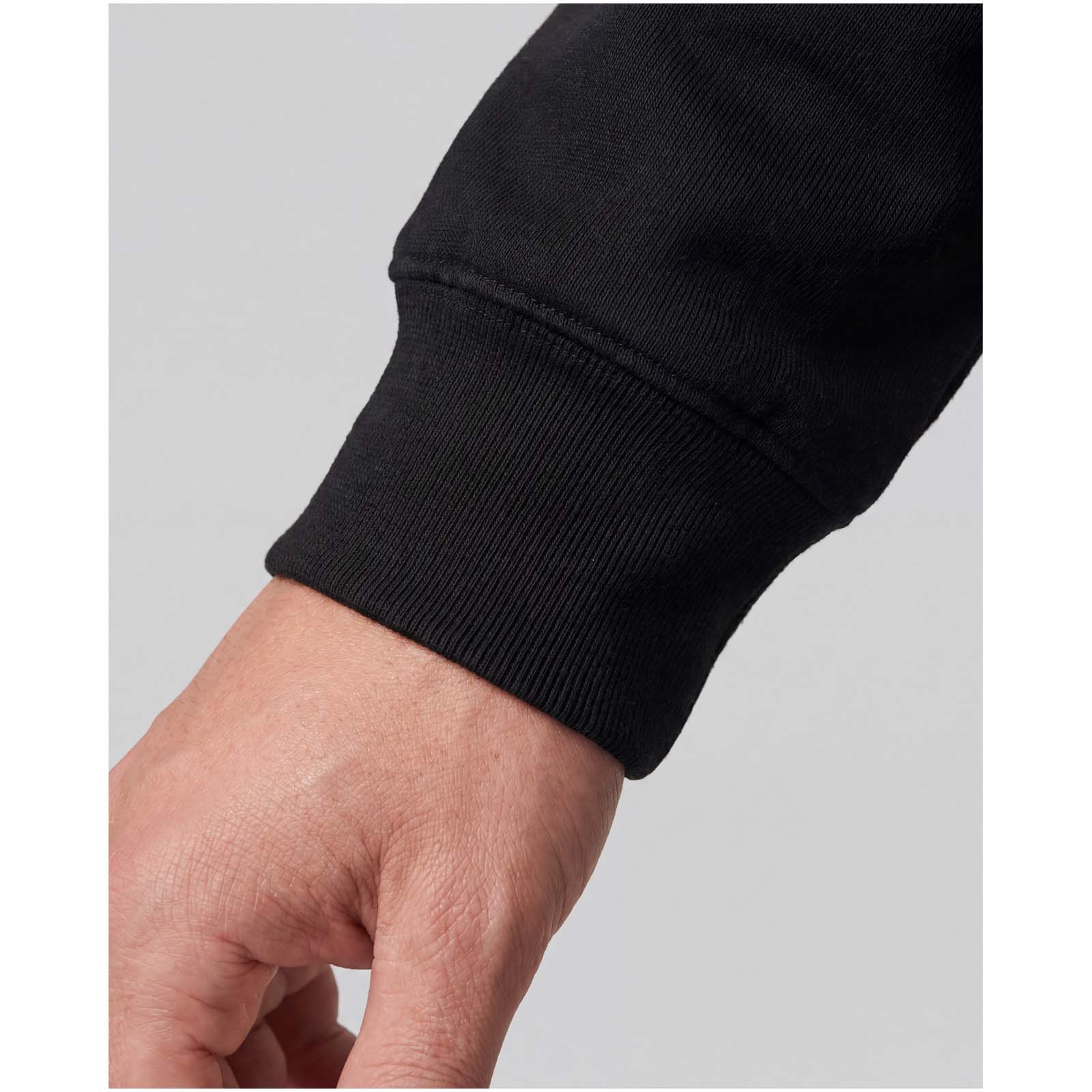 Boris Oversize Kapuzenpullover aus recycelter 280 g/m2 Bio Baumwolle (OCS), unisex schwarz