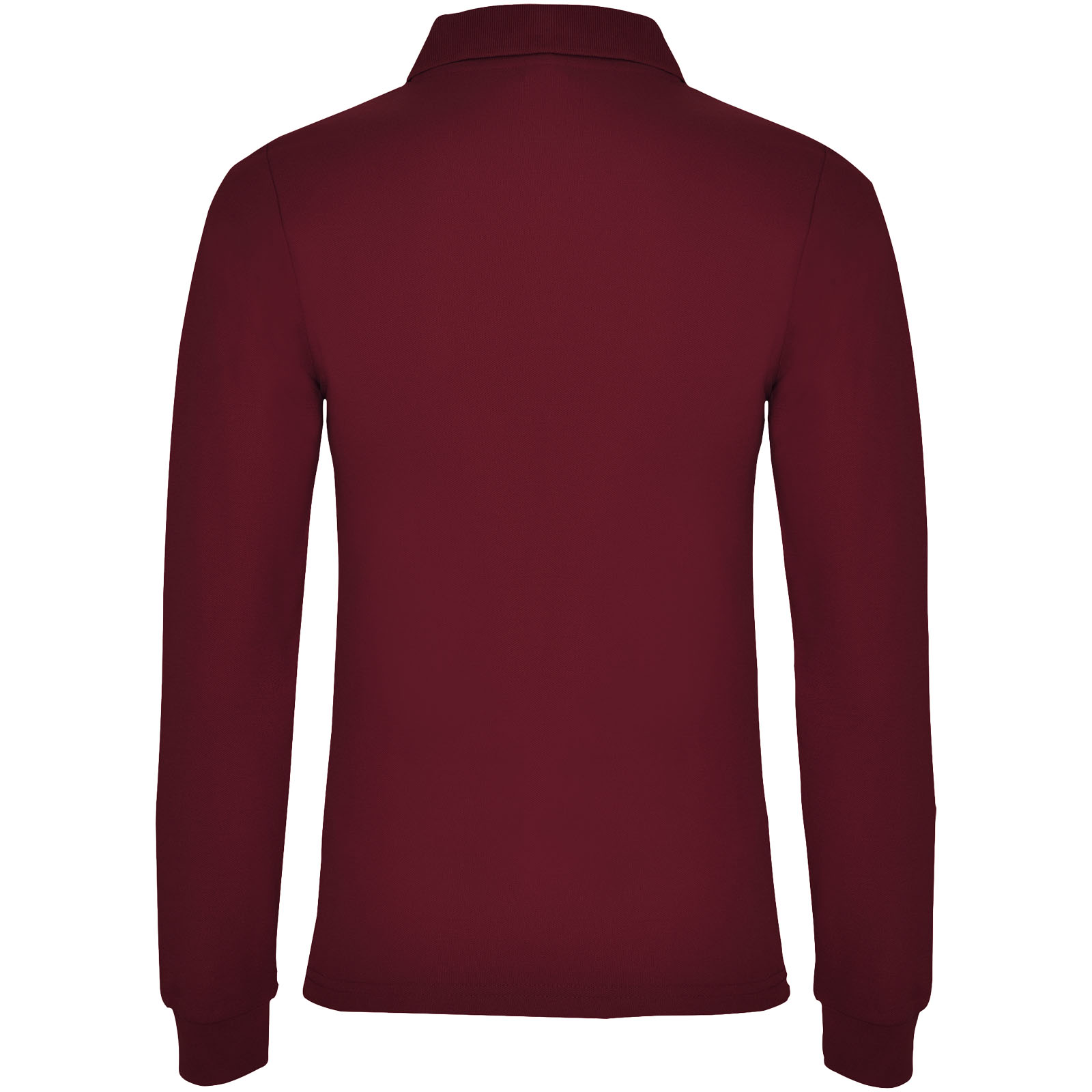 Estrella 220 g/m² Langarm Poloshirt für Damen granatrot