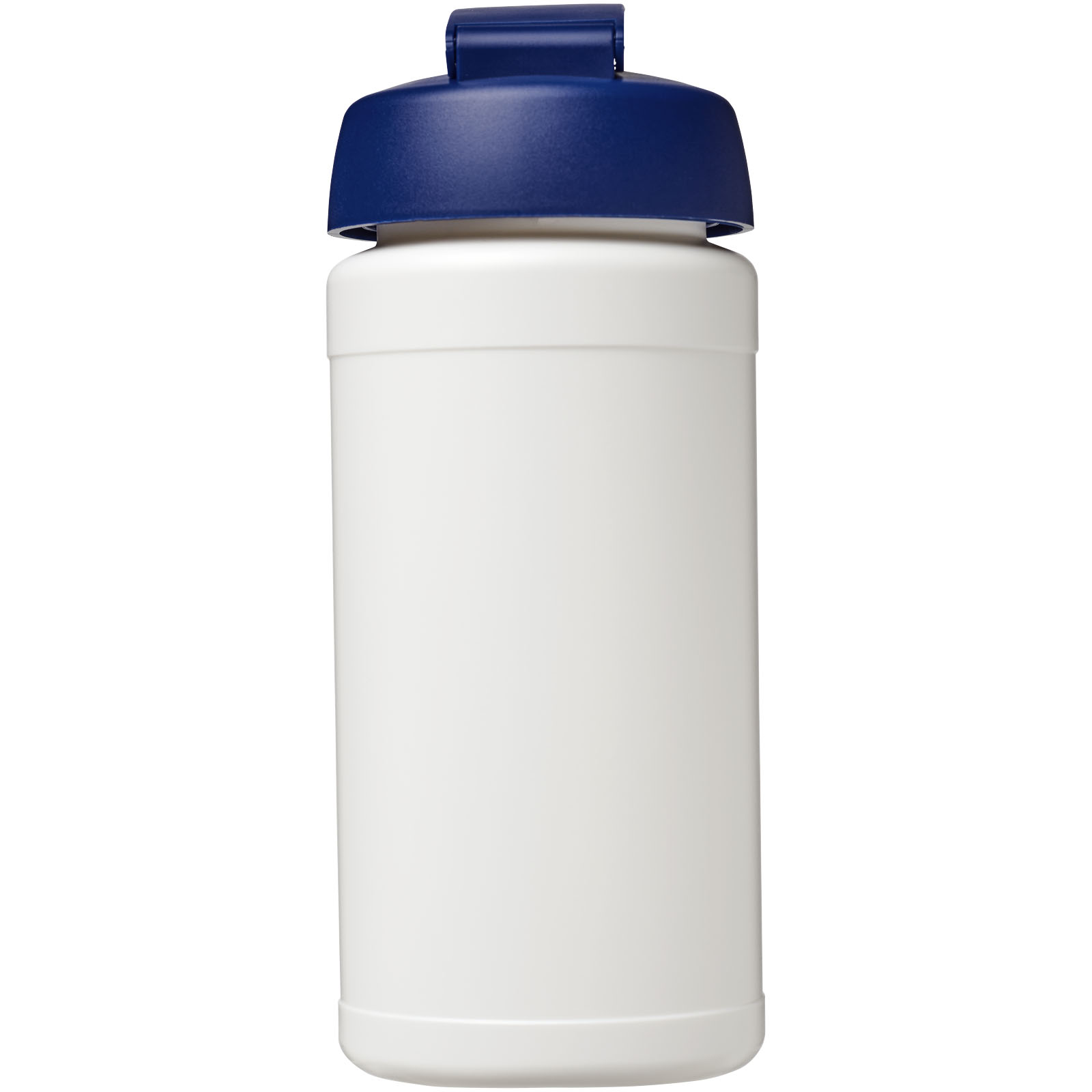 Baseline® Plus 500 ml Sportflasche mit Klappdeckel weiss, blau